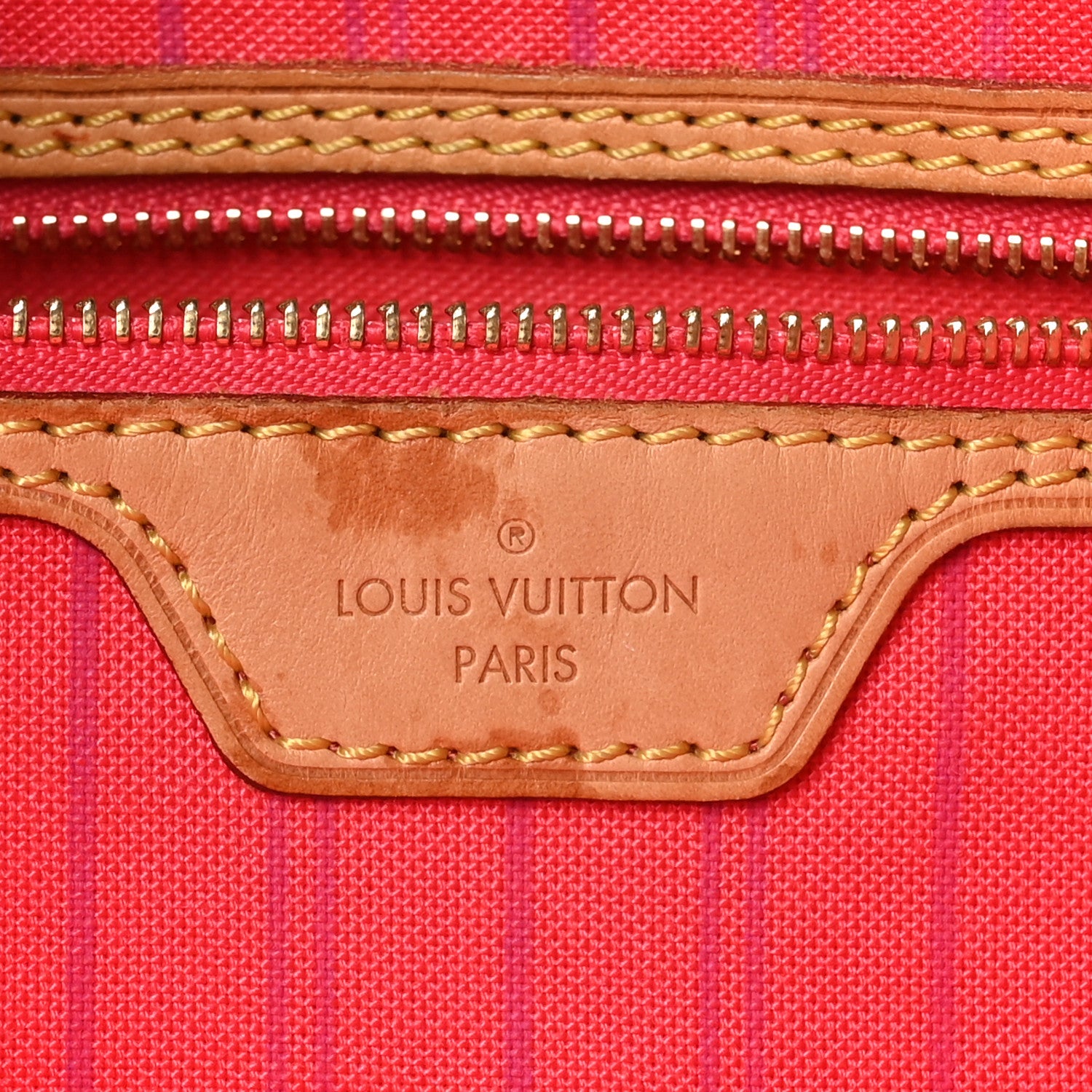 Louis Vuitton Damier Azur Delightful PM Pink 6 of 10