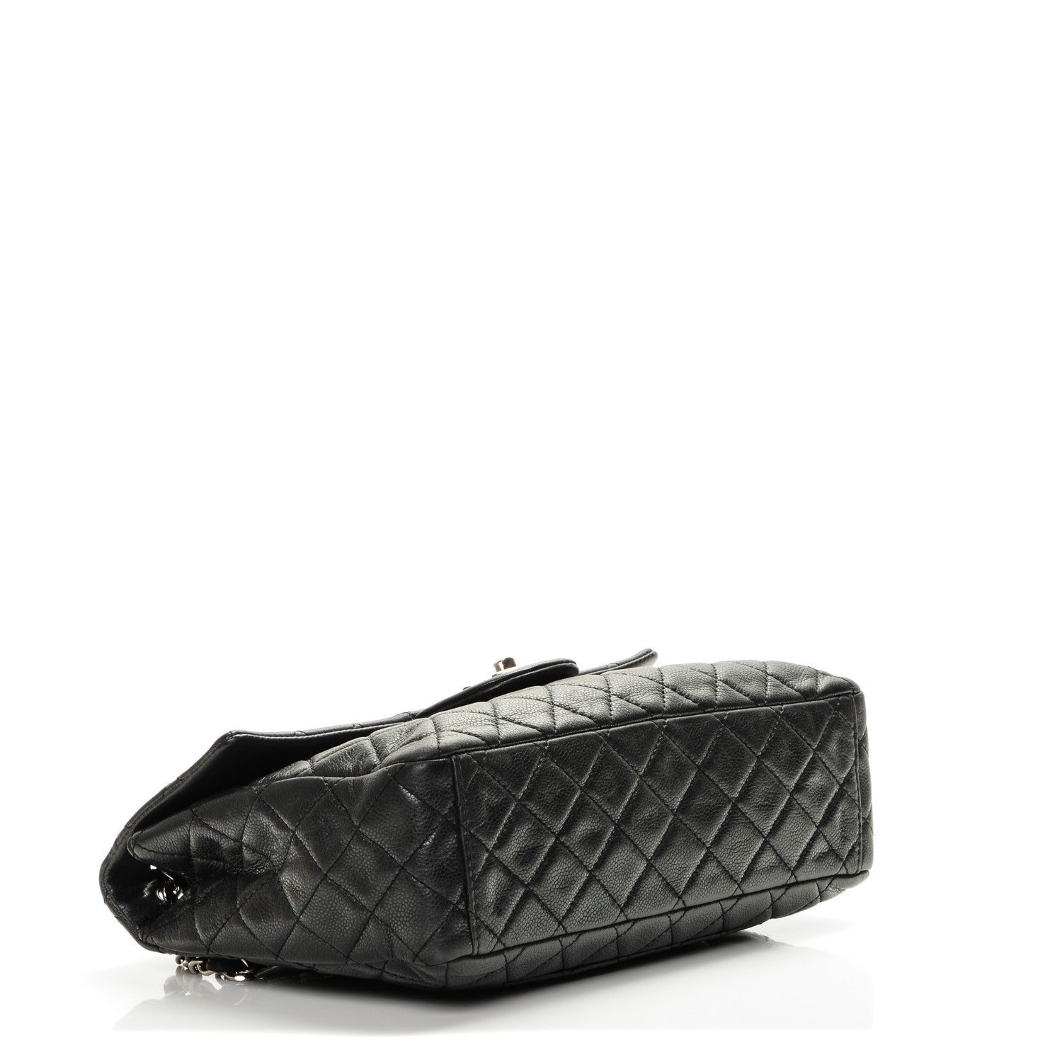 Chanel Washed Caviar Maxi Single Flap Black 4 of 7