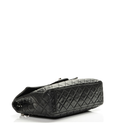 Chanel Washed Caviar Maxi Single Flap Black 4 of 7