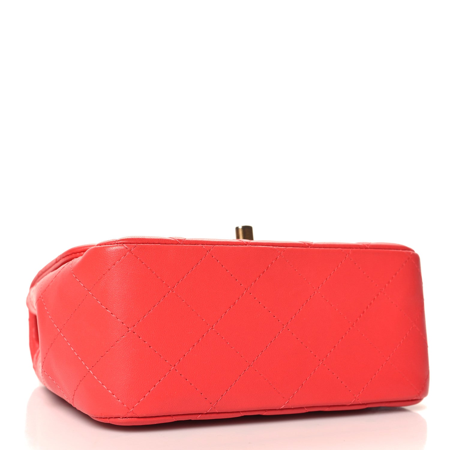 Chanel Lambskin Quilted Mini Square Flap Red 4 of 11