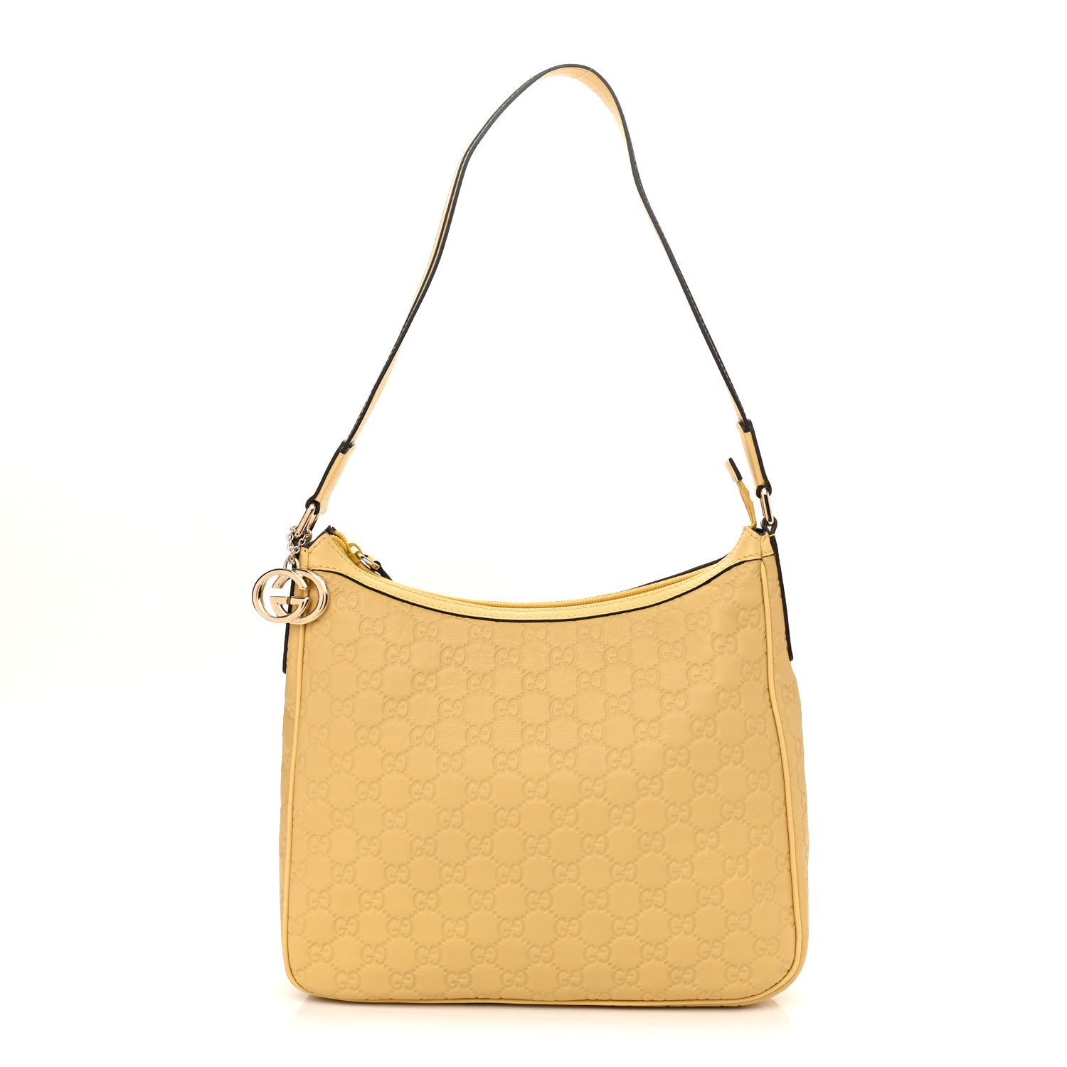 Gucci Guccissima Shoulder Bag Yellow 1 of 10
