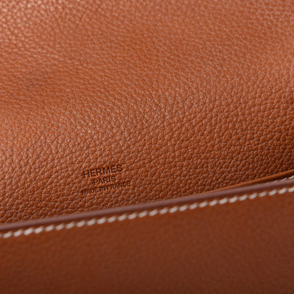 Hermes Barenia Faubourg Mini Sac Roulis Fauve 8 of 9