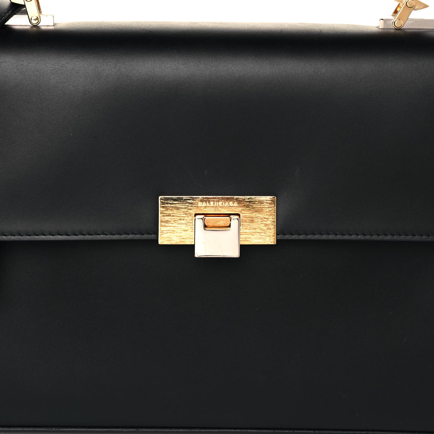 Veau Le Dix S New Cartable Briefcase Black