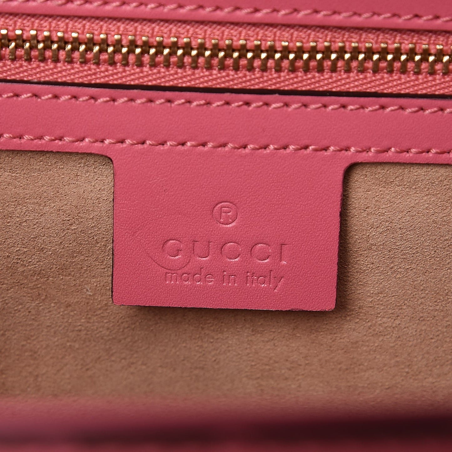 Guccissima Signature Medium Padlock Top Handle Bag Flush