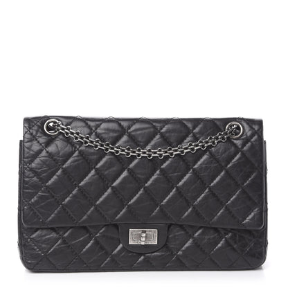 Chanel Aged Calfskin Quilted 2.55 Reissue 226 Flap Black 1 of 10