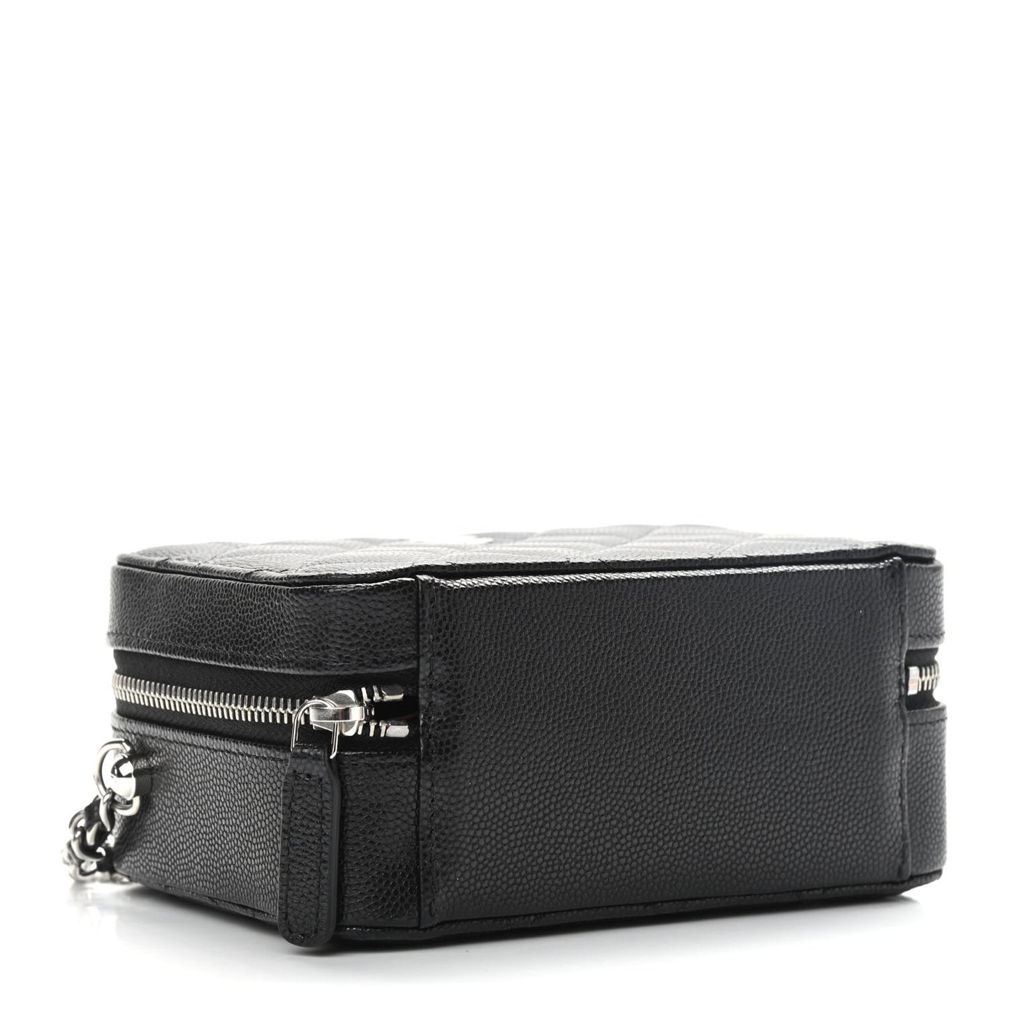 Caviar Quilted Camera Bag Black