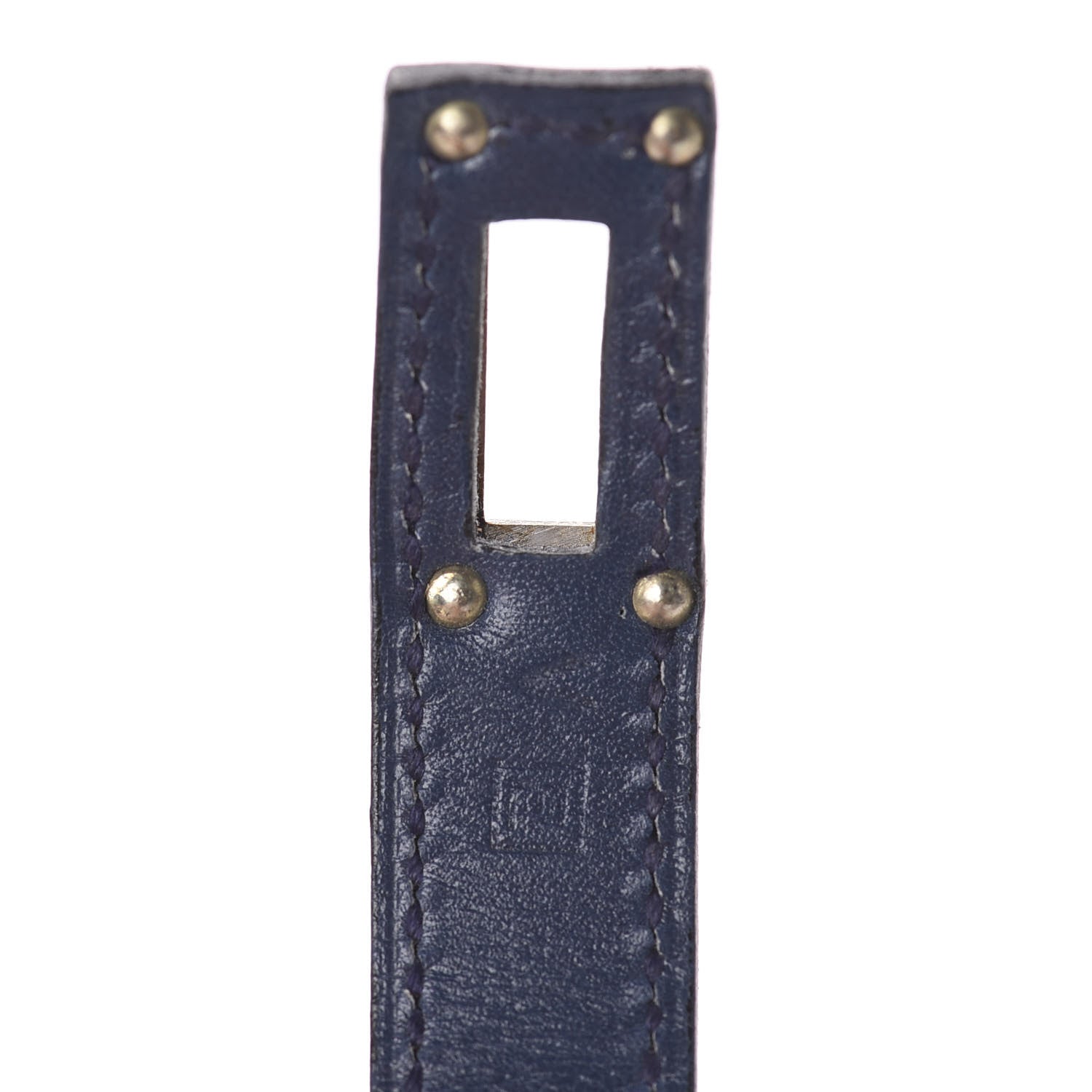 Hermes Box Kelly Double Tour Bracelet M Indigo 4 of 4