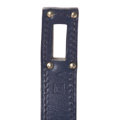 Hermes Box Kelly Double Tour Bracelet M Indigo 4 of 4