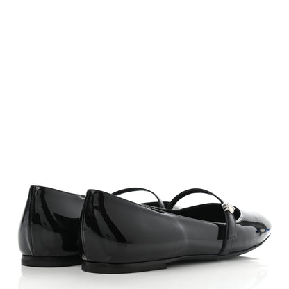 Louis Vuitton Patent Uniformes Ballet Flats 39 Black 3 of 6
