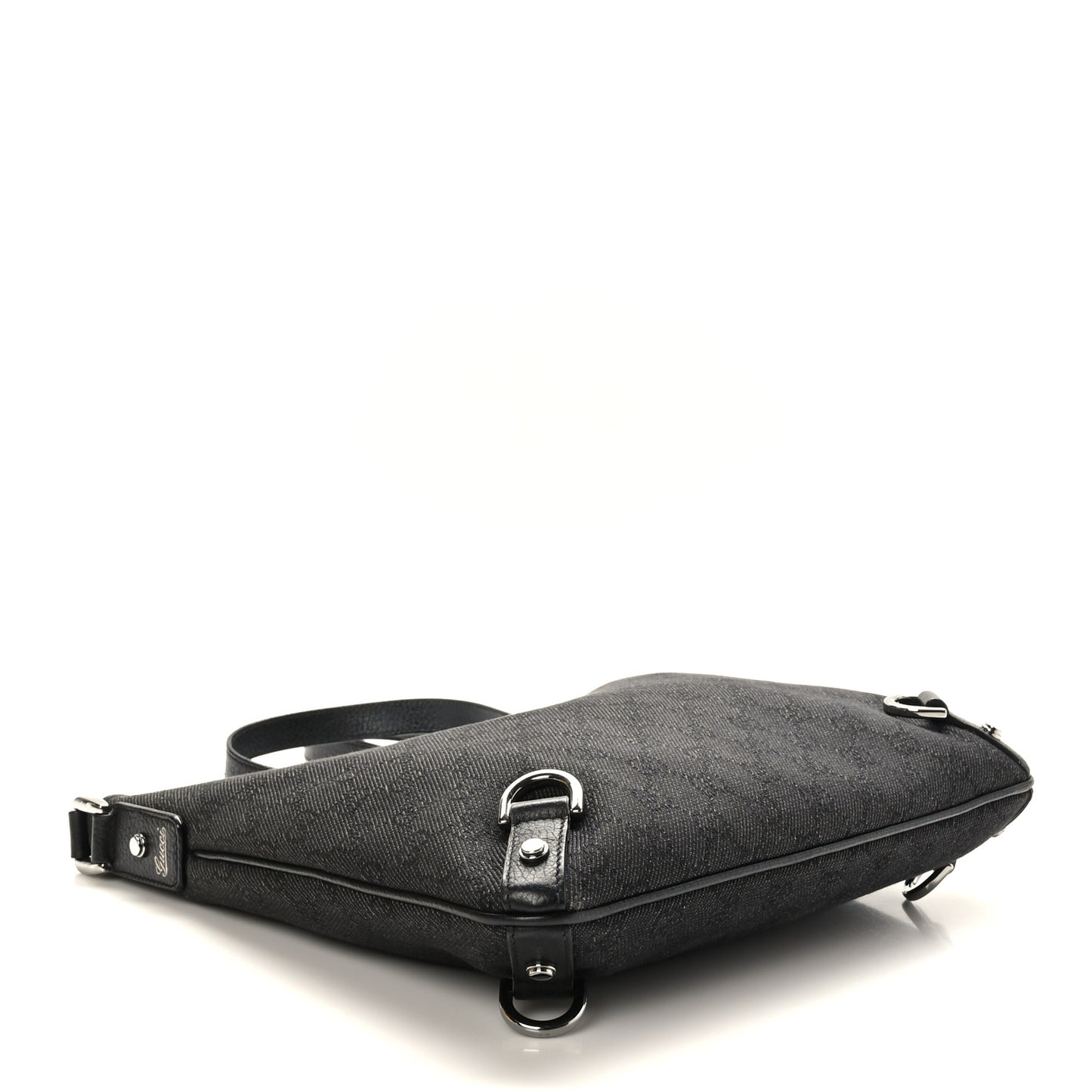Monogram Abbey Messenger Bag Black