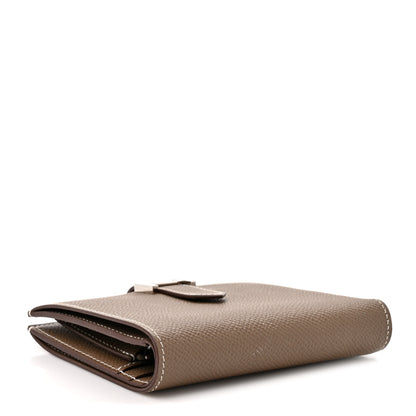 Hermes Epsom Bearn Compact Wallet Etoupe 4 of 8