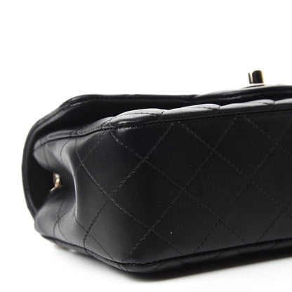 Chanel Lambskin Quilted Mini Rectangular Flap Black 6 of 11