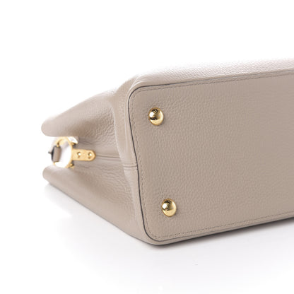 Louis Vuitton Taurillon Capucines MM Galet 8 of 9