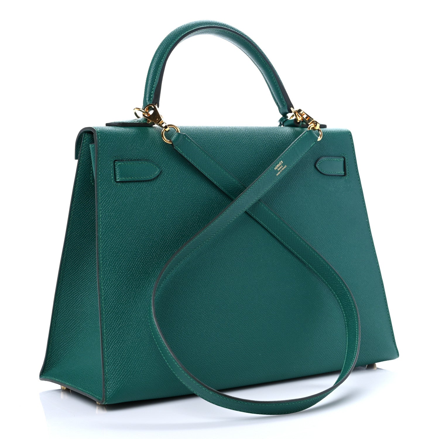 Hermes Epsom Kelly Sellier 32 Malachite 3 of 10