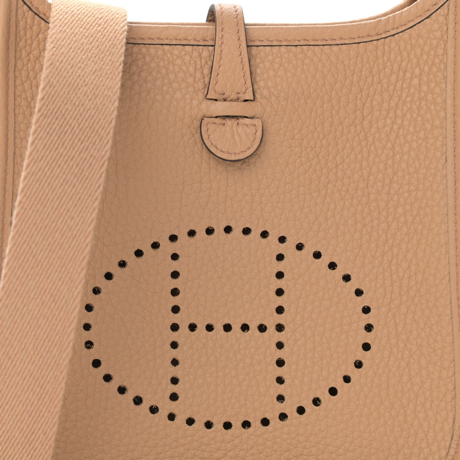 Hermes Taurillon Clemence Amazone Evelyne TPM Chai 8 of 11