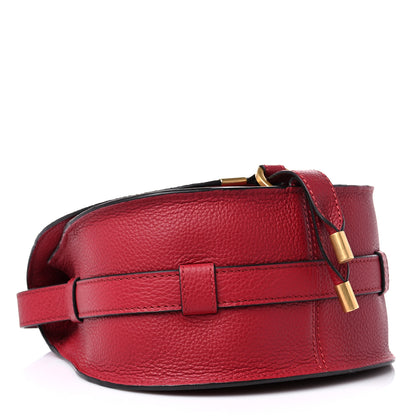 Chloe Calfskin Mini Marcie Round Crossbody Bag Red 4 of 11