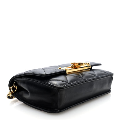 Chanel Lambskin Quilted Golden Class Wallet on Chain WOC Black 4 of 10
