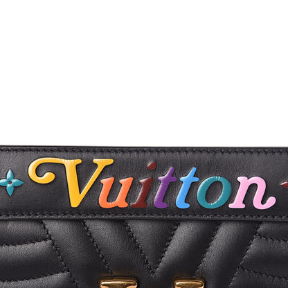 Louis Vuitton Calfskin New Wave Chain MM Black 9 of 11