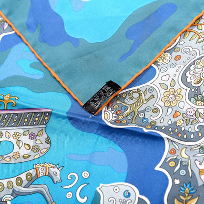Hermes Silk Nuees Imaginaires Scarf 90 2 of 5