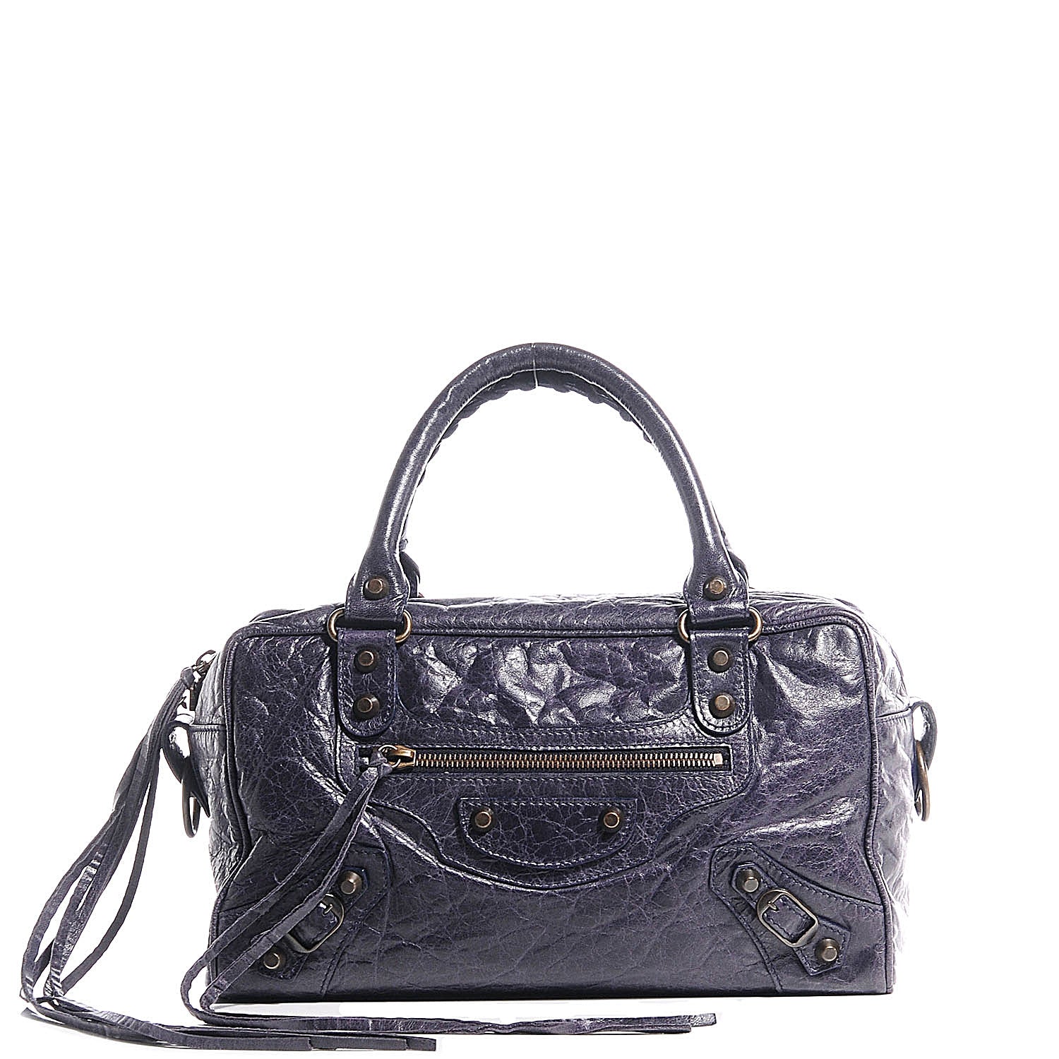 Balenciaga Chevre Classic Hardware Box Bag Ink 1 of 14
