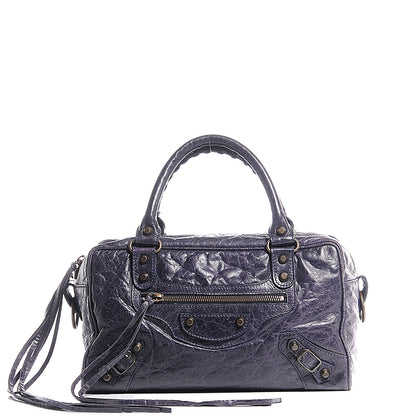 Balenciaga Chevre Classic Hardware Box Bag Ink 1 of 14