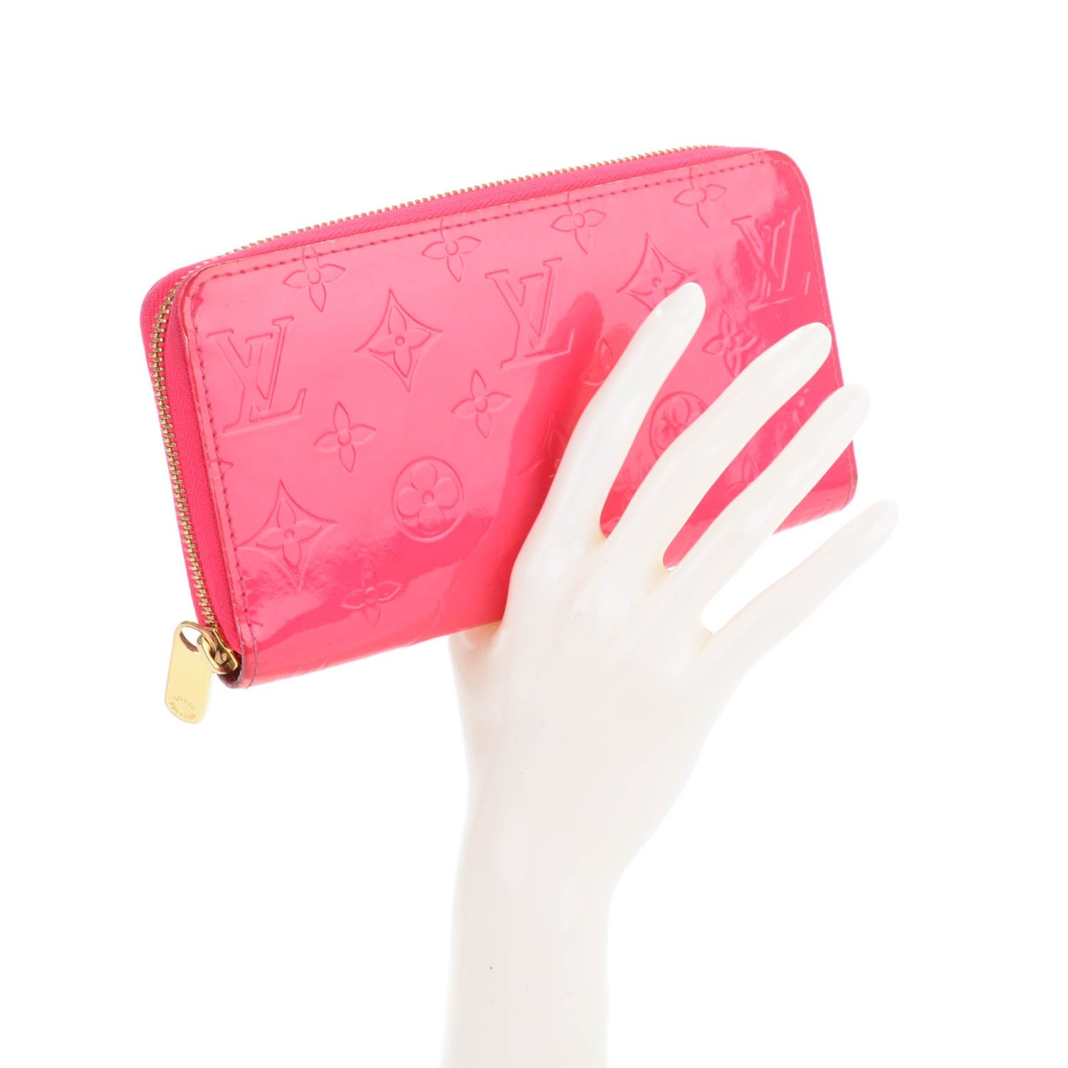 Louis Vuitton Vernis Zippy Wallet Rose Pop 2 of 9