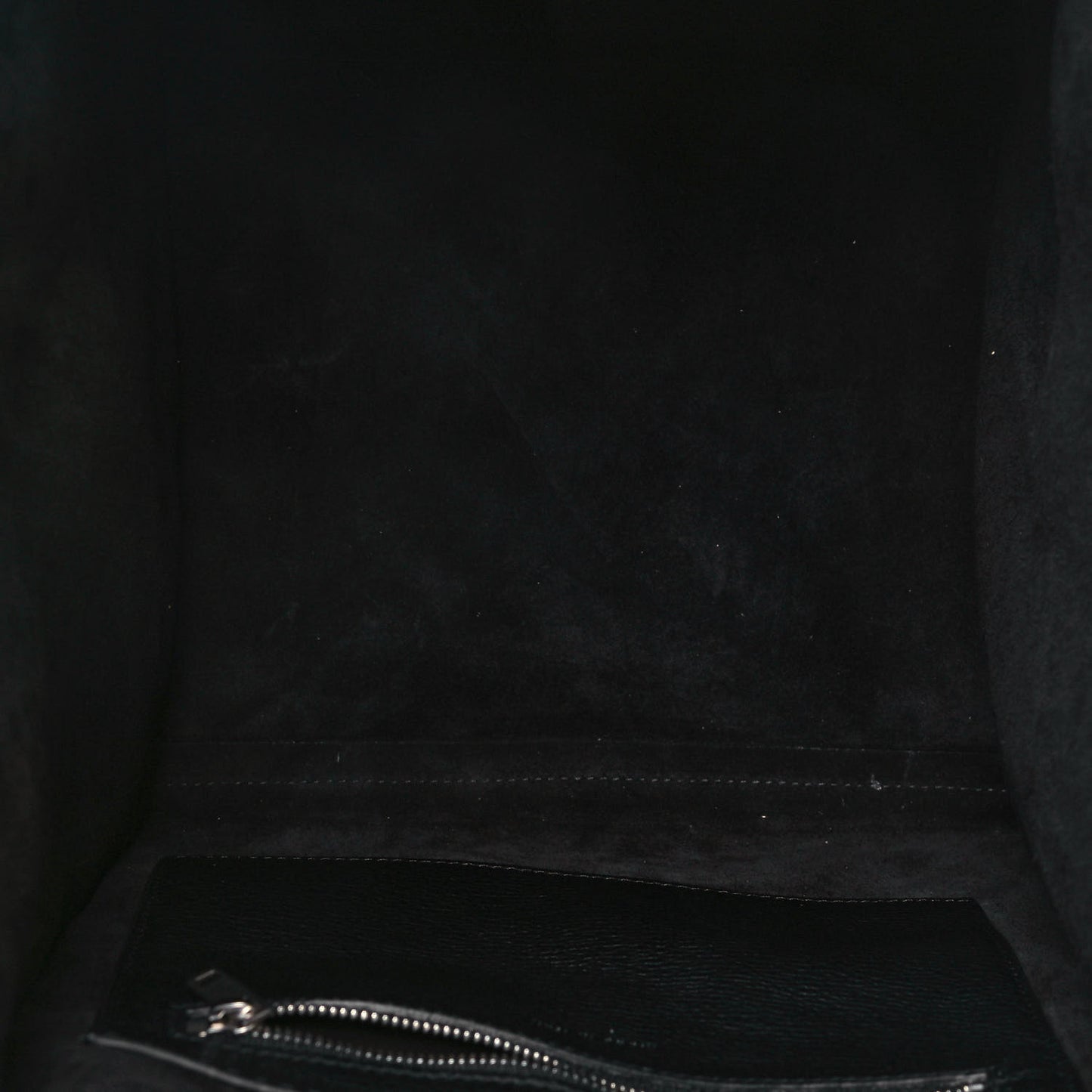 Supple Grained Calfskin Small Long Strap Big Bag Black