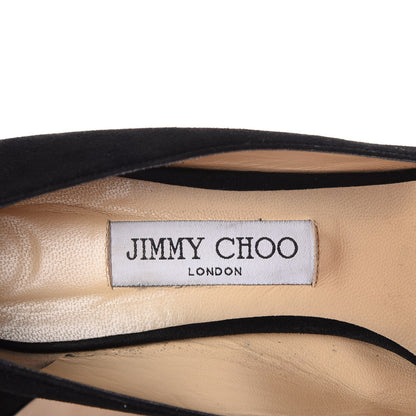 Jimmy Choo Suede Romy 85 Pumps 39 Black 8 of 13