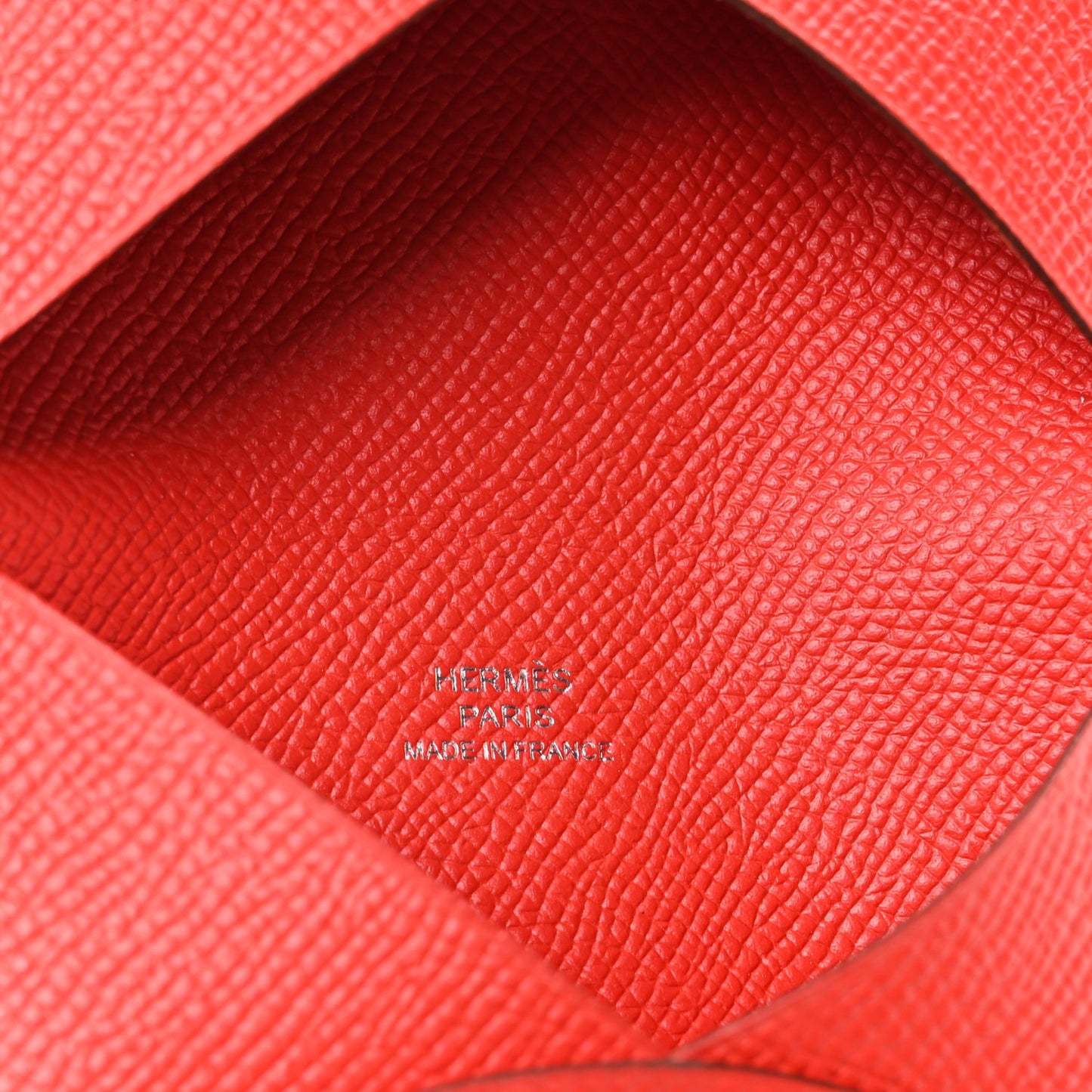 Epsom Calvi Card Case Rouge De Coeur