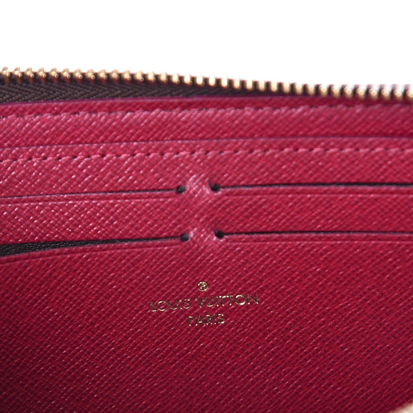 Monogram Clemence Wallet Fuchsia