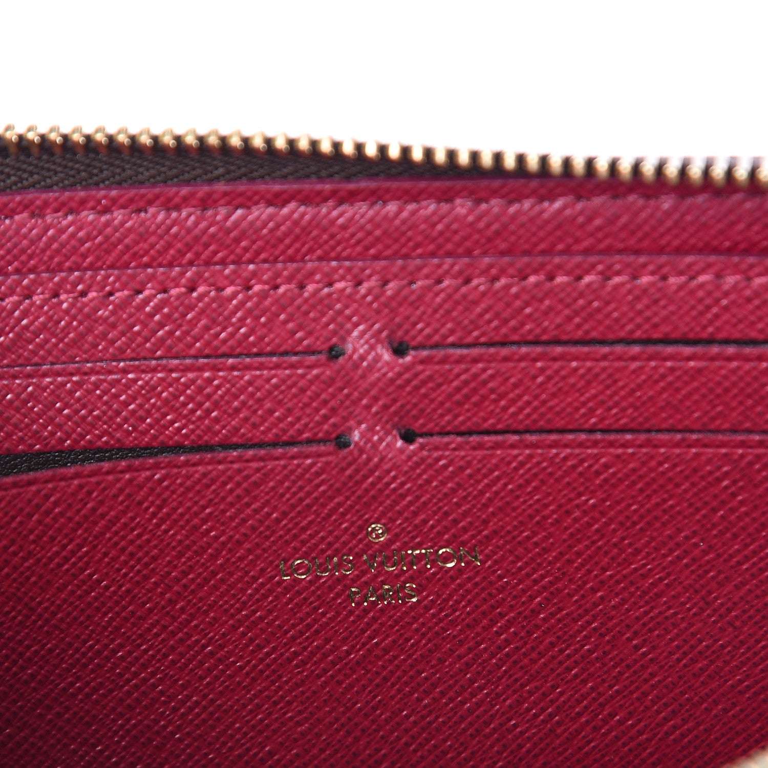 Louis Vuitton Monogram Clemence Wallet Fuchsia 5 of 5