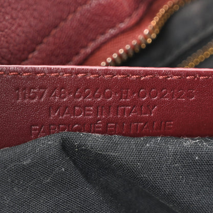 Balenciaga Chevre Gold Metallic Edge Hardware City Bordeaux 8 of 11