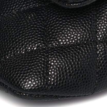 Chanel Caviar Quilted Glasses Case With Chain Black 11 of 14