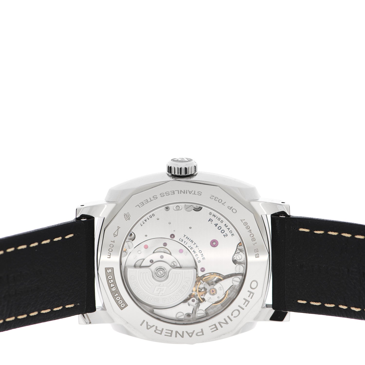Panerai Stainless Steel Calfskin 45mm Radiomir 1940 3 Days Automatic Watch Black PAM00628 4 of 5