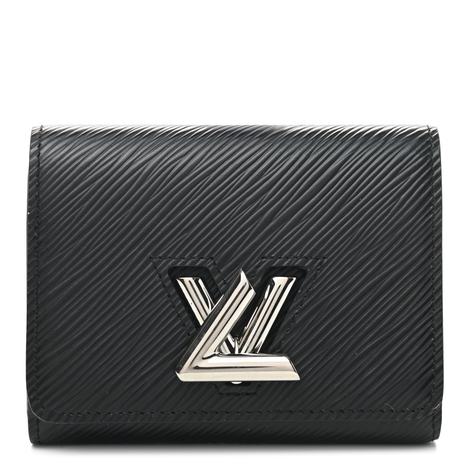 Louis Vuitton Epi Twist Compact Wallet Black 1 of 7