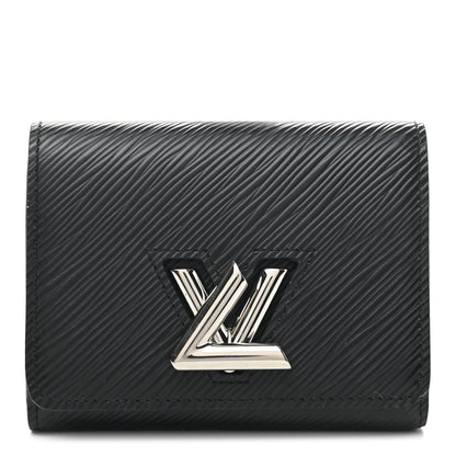Louis Vuitton Epi Twist Compact Wallet Black 1 of 7