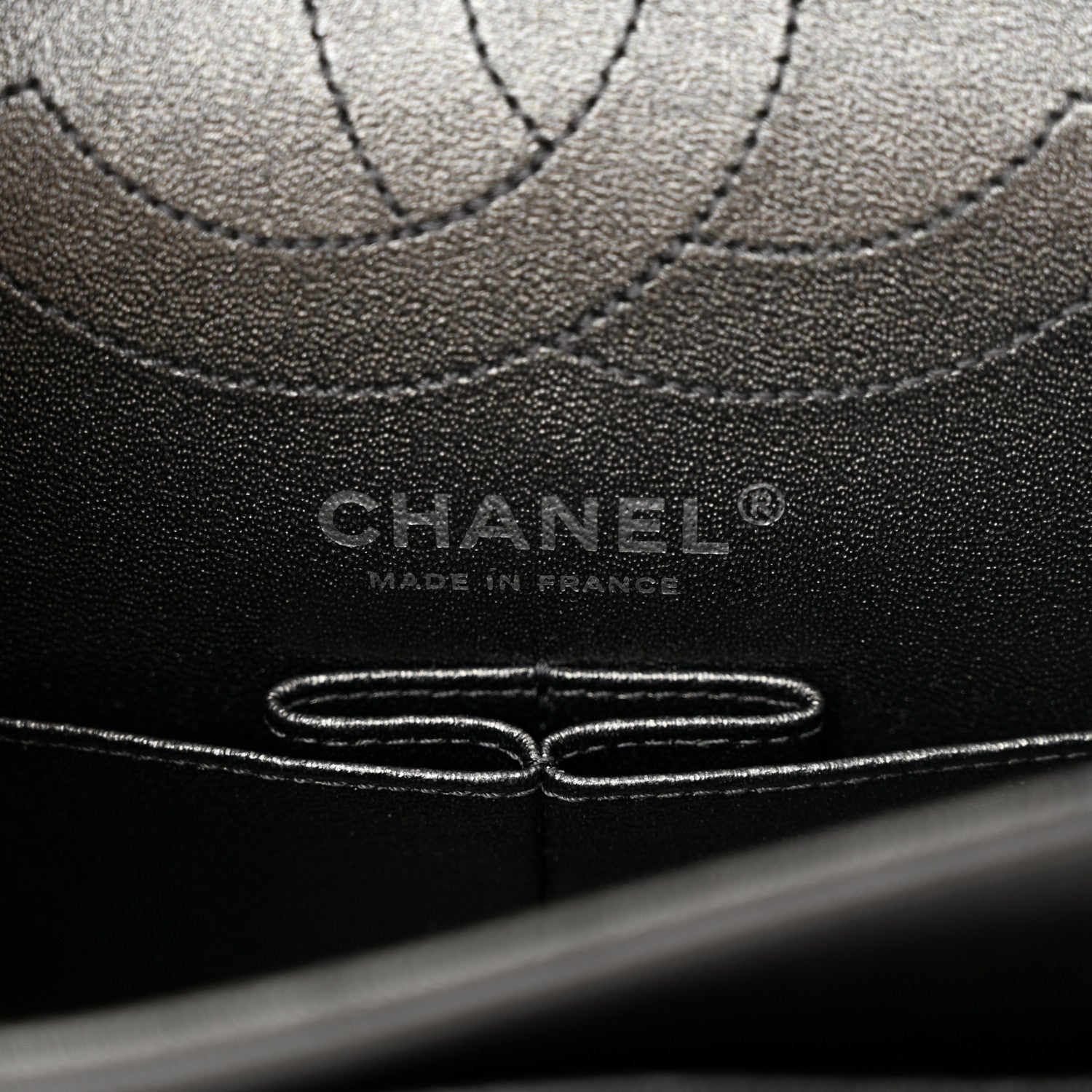 Chanel Metallic Sheepskin Quilted 2.55 Reissue 225 Flap Charcoal 6 of 11