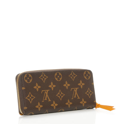 Louis Vuitton Monogram Clemence Wallet Safran 3 of 8