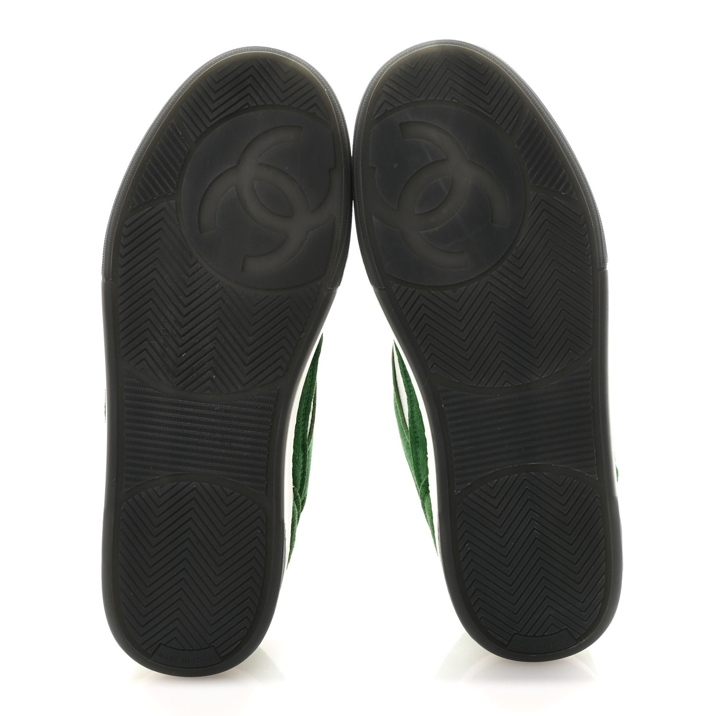 Suede Kidskin Womens CC Sneakers 37 White Green
