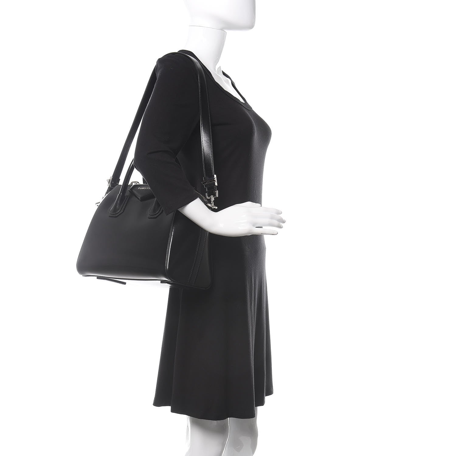Givenchy Shiny Lord Calfskin Small Antigona Black 2 of 10