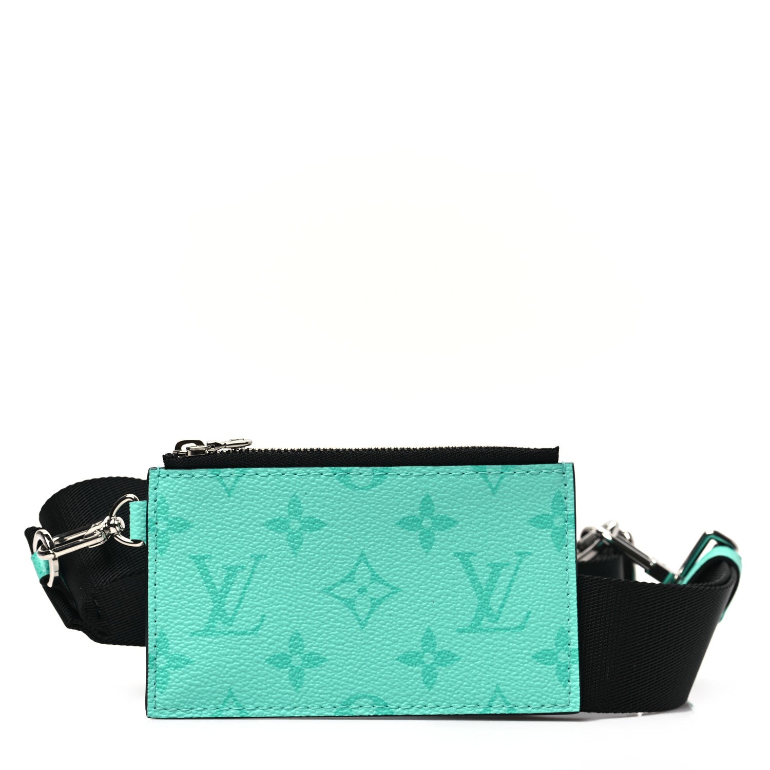 Louis Vuitton Taiga Monogram Gaston Strap And Key Pouch Miami Green 1 of 6