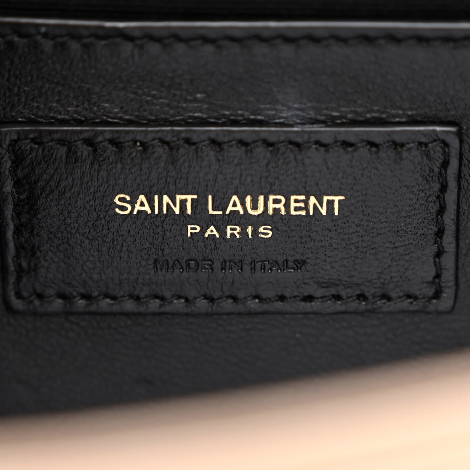 Saint Laurent Grain De Poudre Small Monogram Kate Satchel Dark Beige 6 of 10