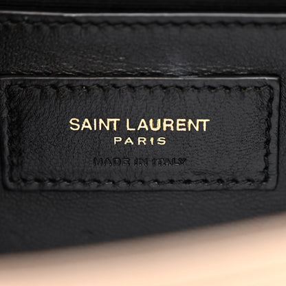 Saint Laurent Grain De Poudre Small Monogram Kate Satchel Dark Beige 6 of 10