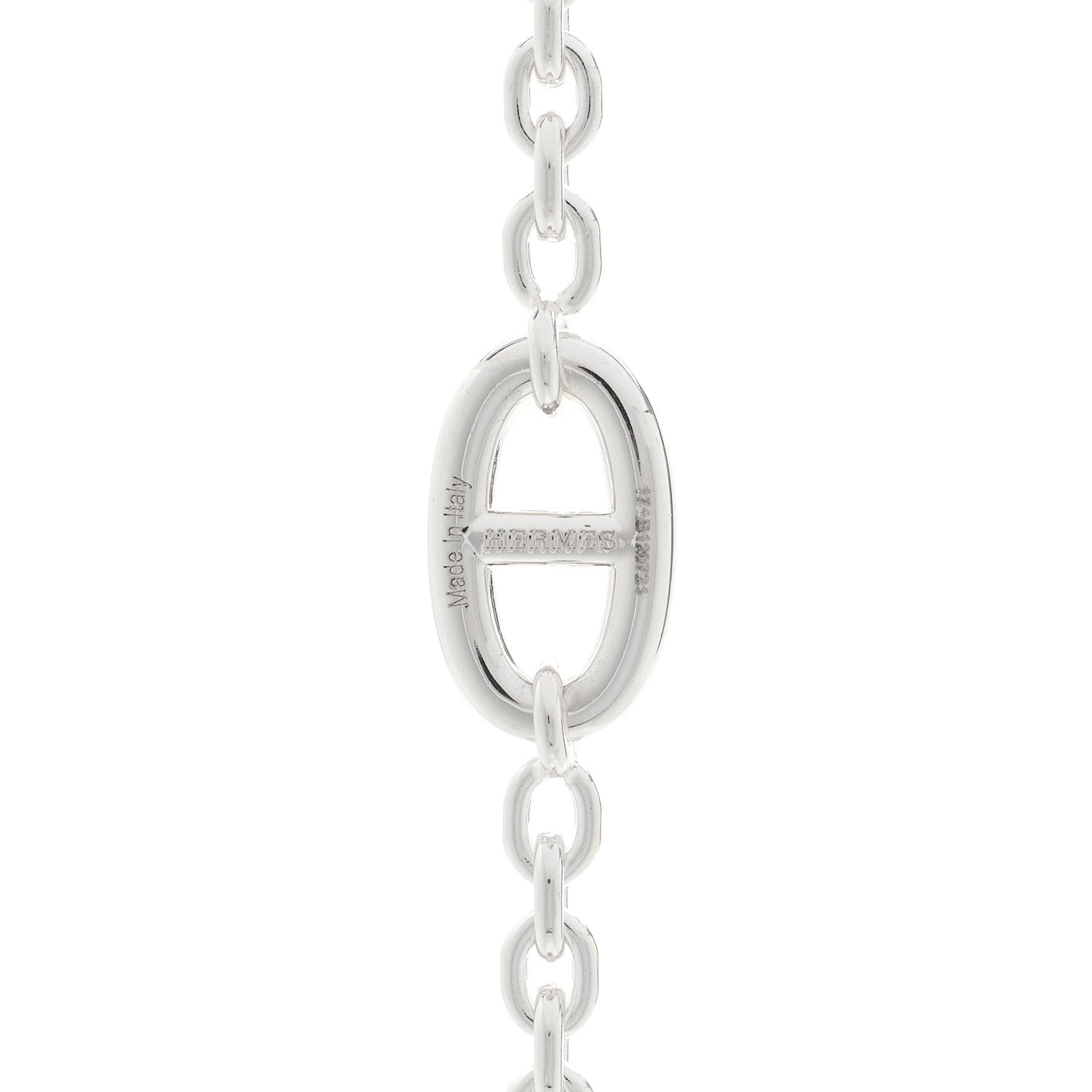 Hermes Sterling Silver Farandole Necklace 80 5 of 6