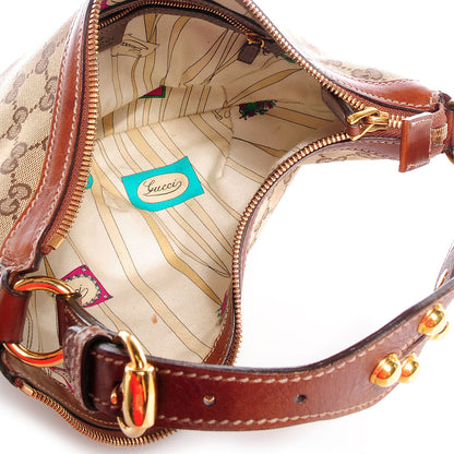 Gucci Monogram Biba Hobo Brown 6 of 8