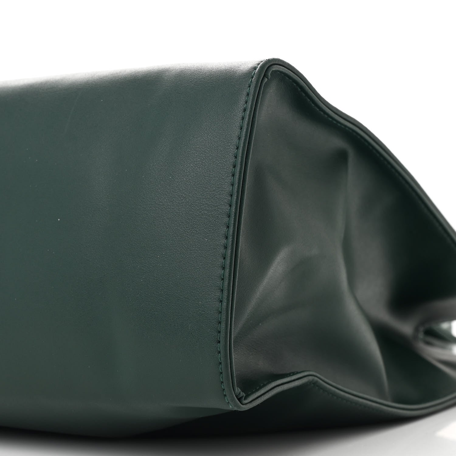 Telfar Vegan Leather Medium Shopping Bag Dark Olive 9 of 9
