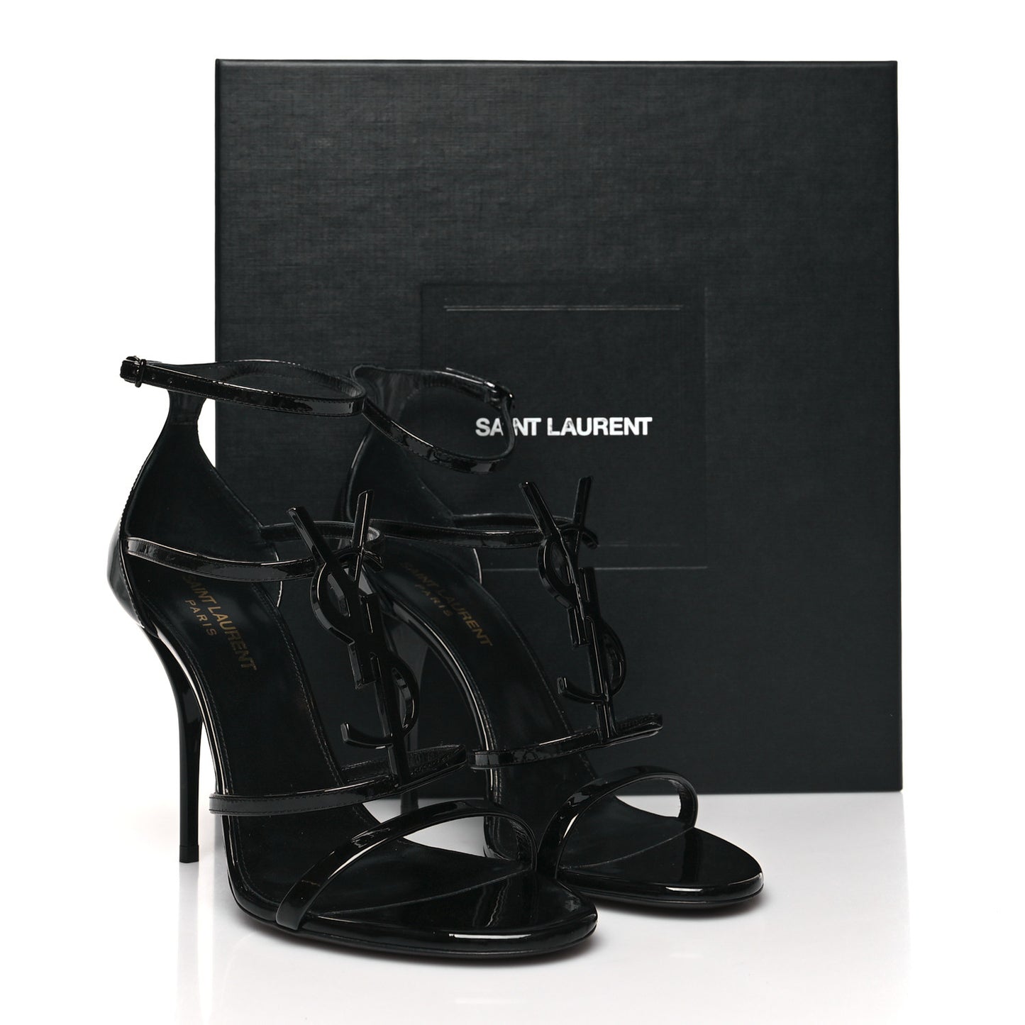Patent Cassandra 100 Sandals 38.5 Black