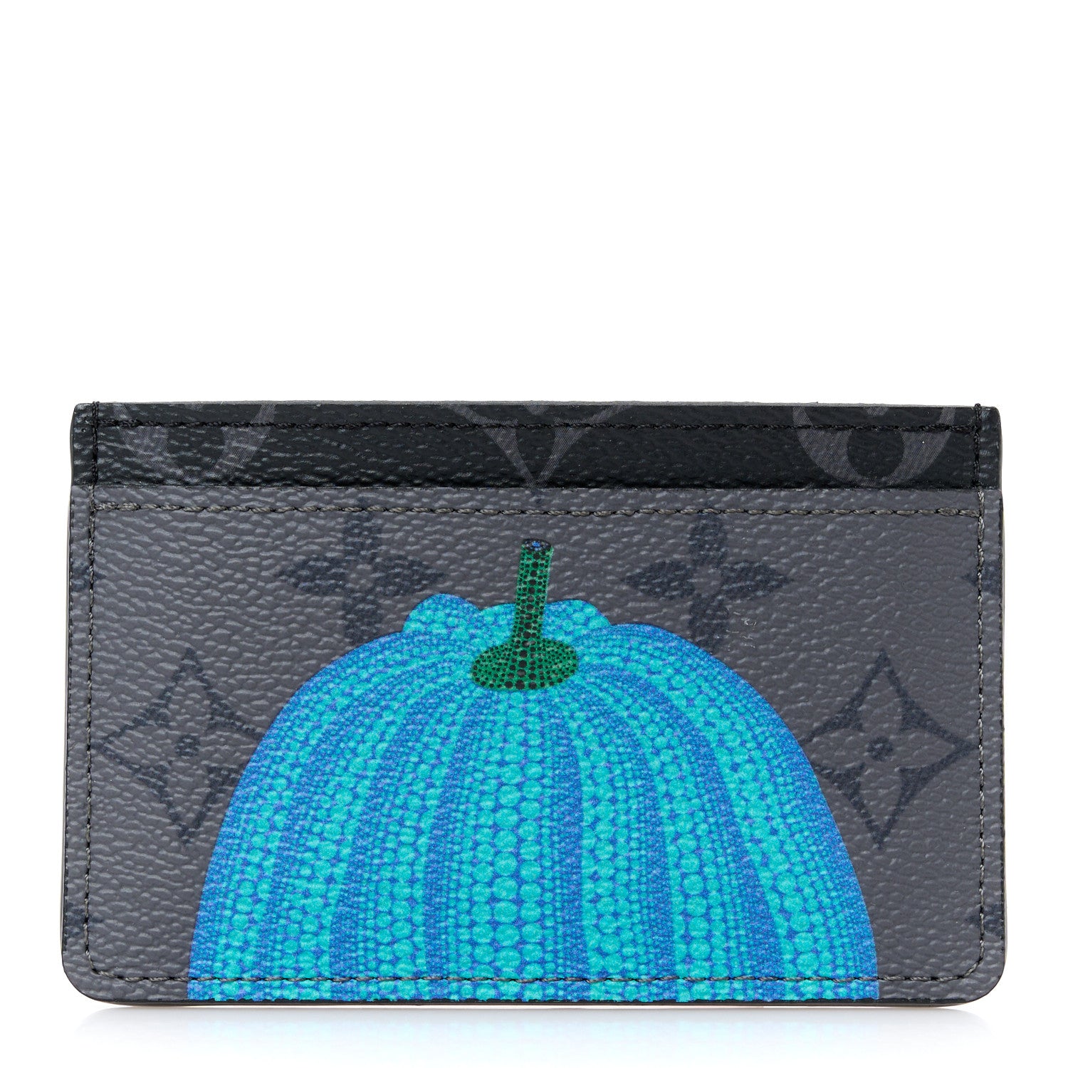 Louis Vuitton LV X YK Monogram Eclipse Reverse Pumpkin Card Holder 1 of 8