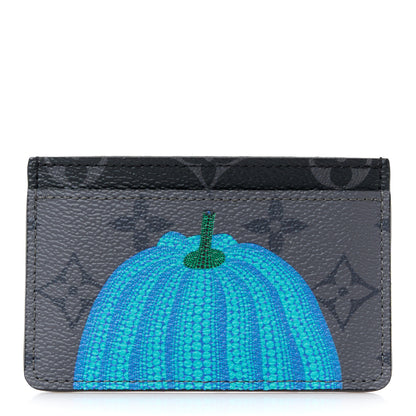 Louis Vuitton LV X YK Monogram Eclipse Reverse Pumpkin Card Holder 1 of 8