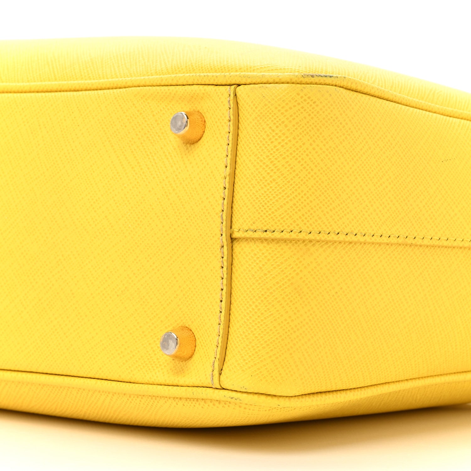 Prada Saffiano Lux Bowler Girasole 8 of 19